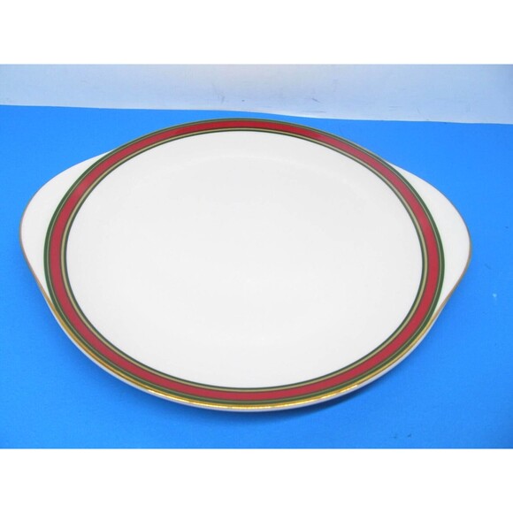 Royal Doulton Ribbon 10 1/2" Handled Cake Plate - Picture 2 of 9